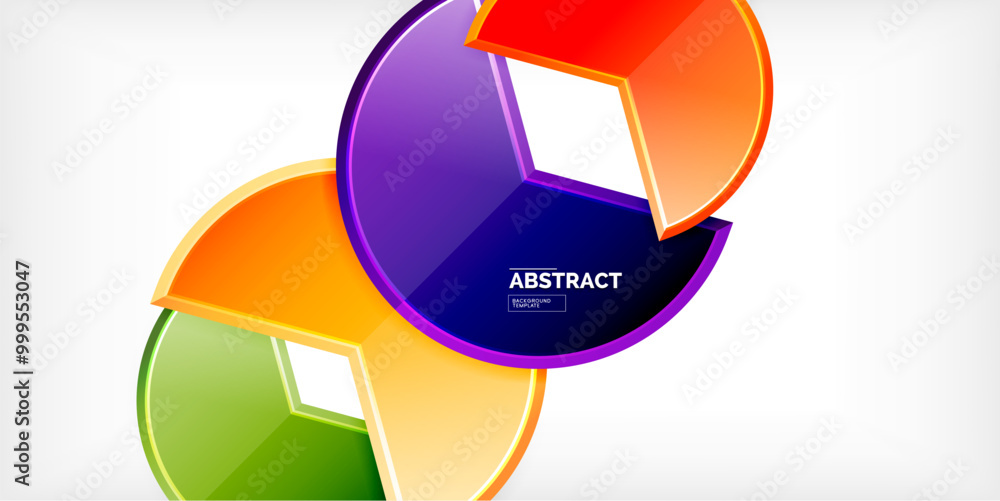 Trendy round shapes with triangular angle design element. Vector Illustration For Wallpaper, Banner, Background, Card, Book Illustration, landing page Trendy round shapes with triangular angle design element. Vector Illustration For Wallpaper, Banner, Background, Card, Book Illustration, landing page