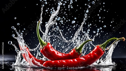 red pepper splash in water