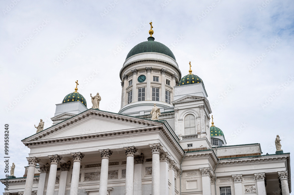 The Helsinki Cathedral in Helsinki, Finland. The Helsinki Cathedral in Helsinki, Finland.