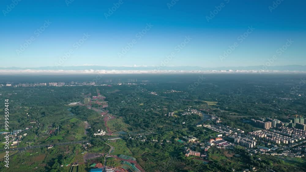 Aerial photography of Chengdu, Sichuan Province Aerial photography of Chengdu, Sichuan Province