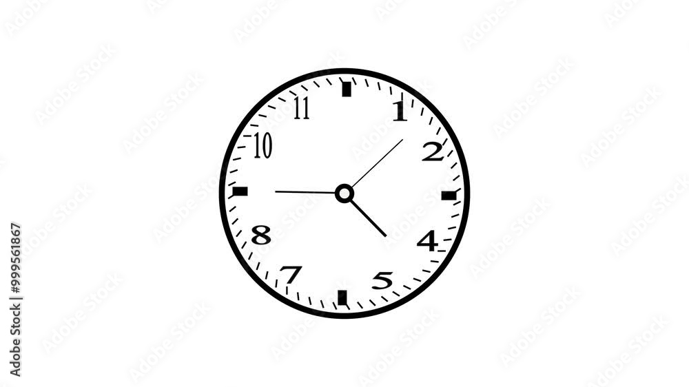 Clock Counting Down 24 Hour Day Fast Speed. Clock Counting Down 24 Hour Day Fast Speed.