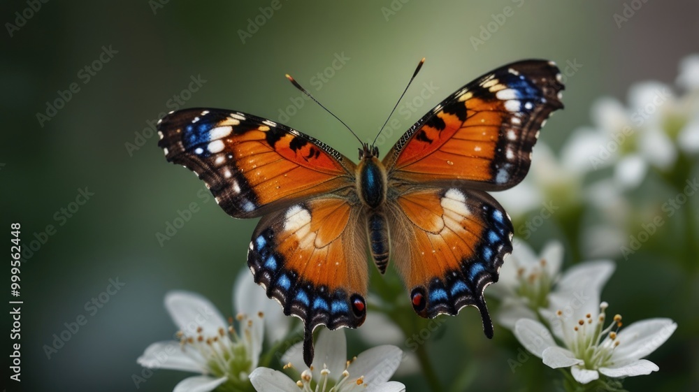 butterfly over a blurry background butterfly over a blurry background