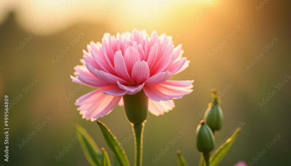 Fototapeta premium Blooming beauty in the suns embrace