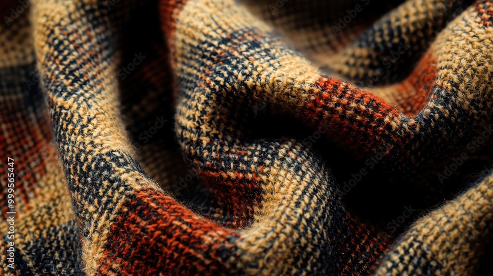 A soft wool texture featuring a traditional plaid pattern in warm colors, creating a cozy, wintery atmosphere perfect for blankets and seasonal decor. A soft wool texture featuring a traditional plaid pattern in warm colors, creating a cozy, wintery atmosphere perfect for blankets and seasonal decor.