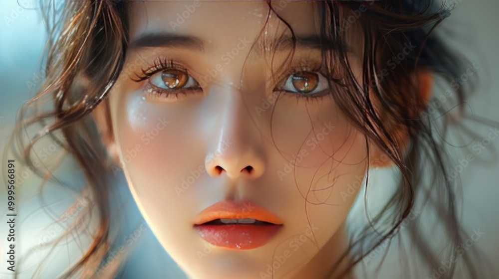 Beauty portraits of beautiful young Asian woman. Beauty portraits of beautiful young Asian woman.