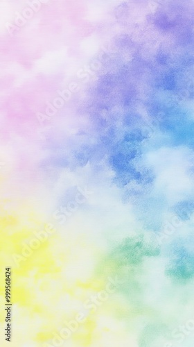 Abstract watercolor background with soft, dreamy colors.