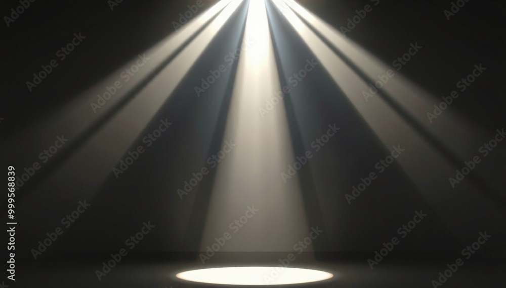 Dramatic spotlight on a dark background. Dramatic spotlight on a dark background.