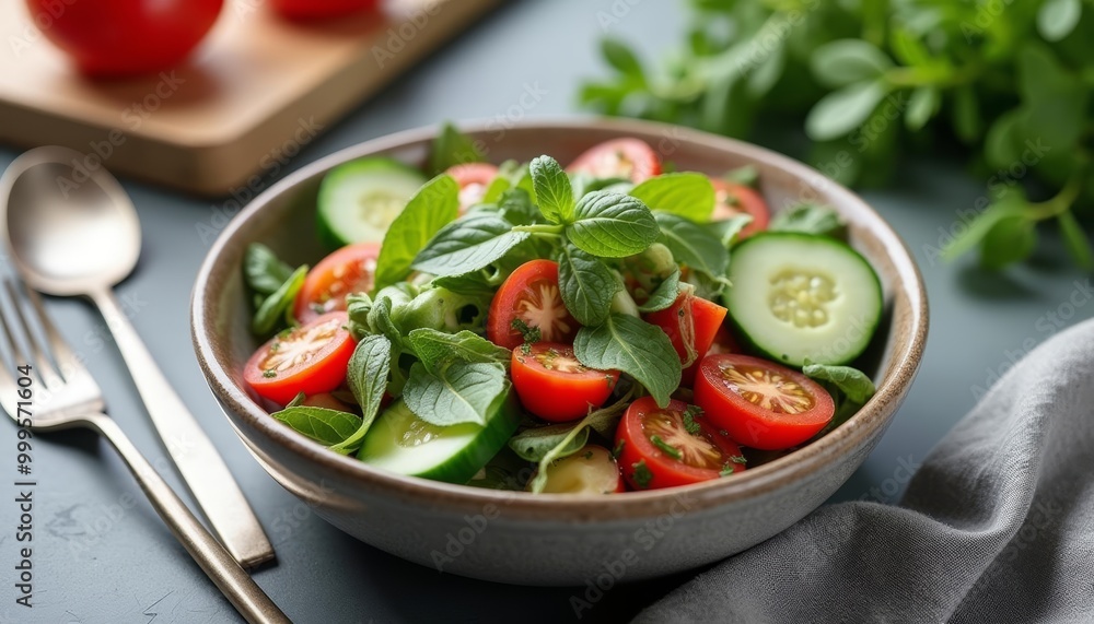 Fresh and vibrant summer salad Fresh and vibrant summer salad