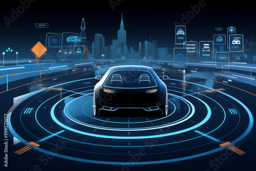 Obraz na płótnie Autonomous vehicles
w salonie