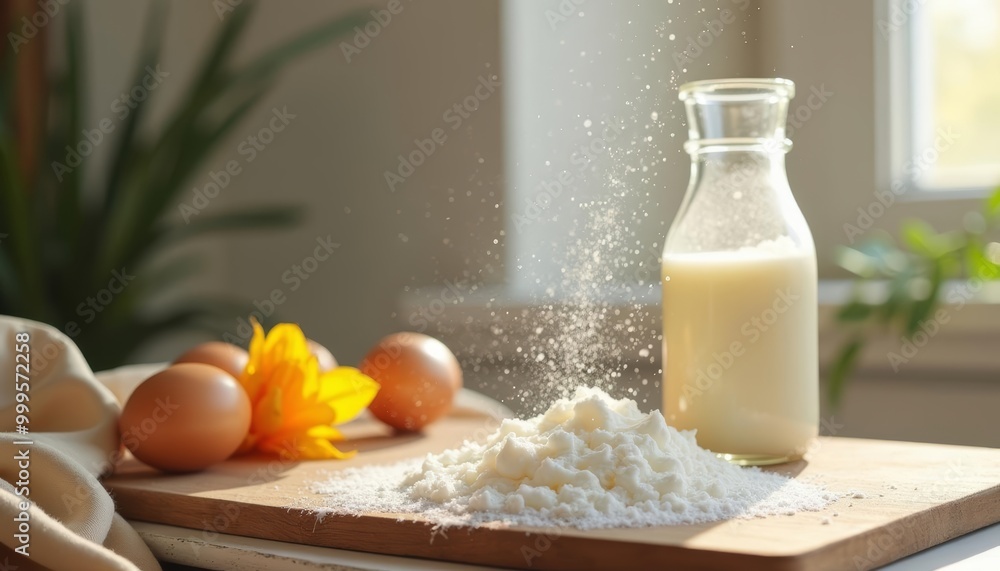  Baking in progress  A sprinkle of magic