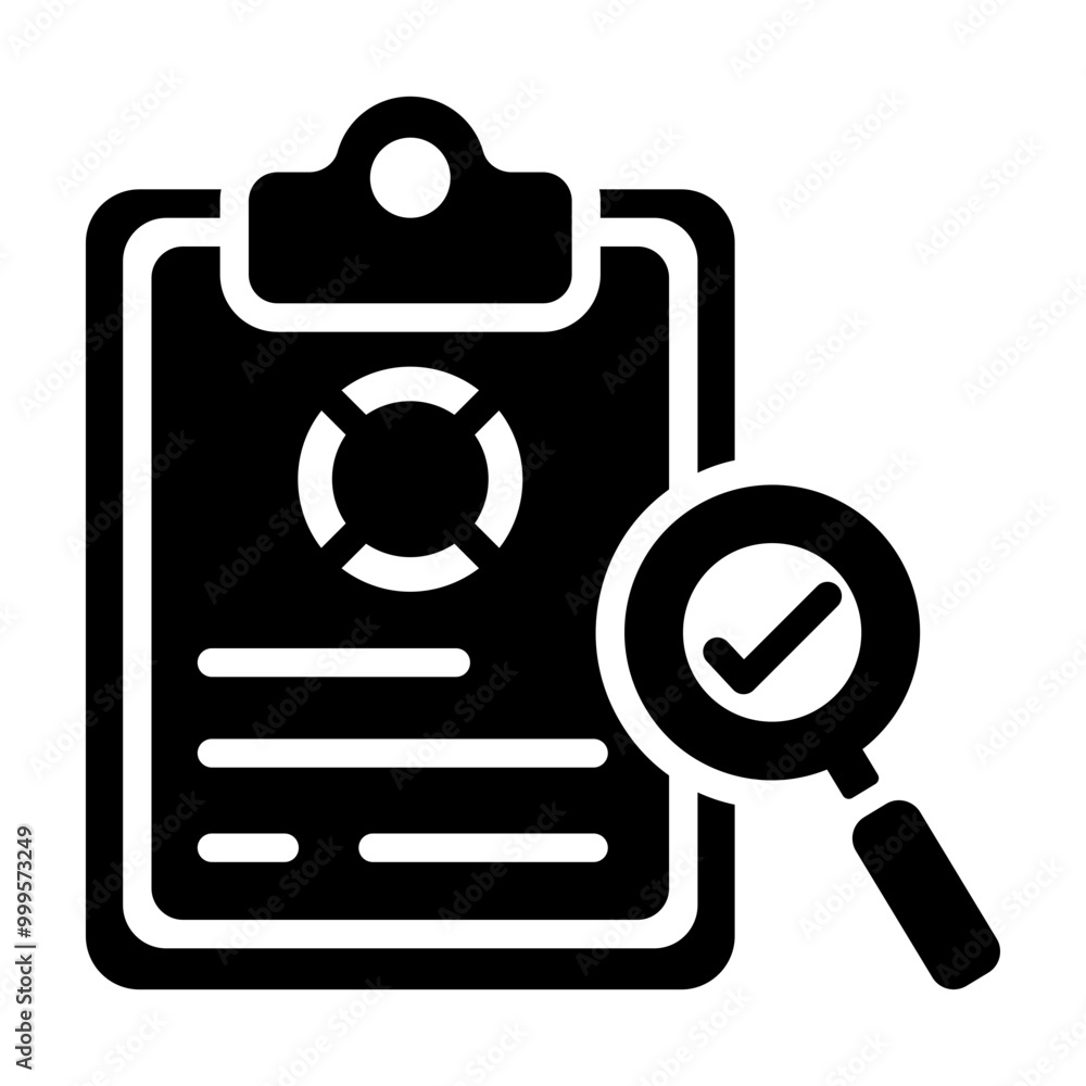 Data validation icon in filled style Data validation icon in filled style