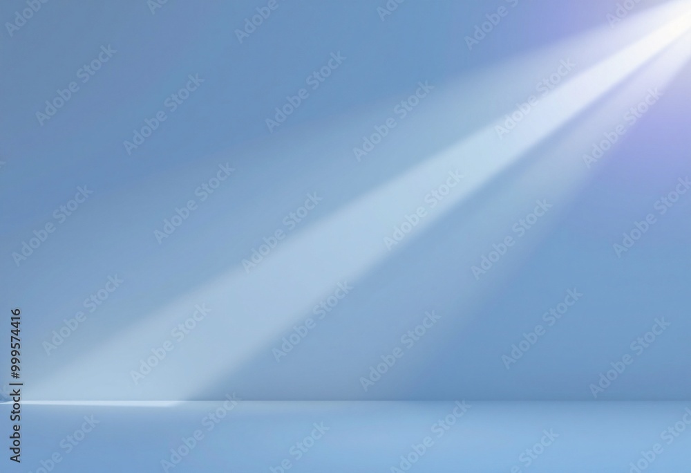 Light Beam on Blue Background. Light Beam on Blue Background.