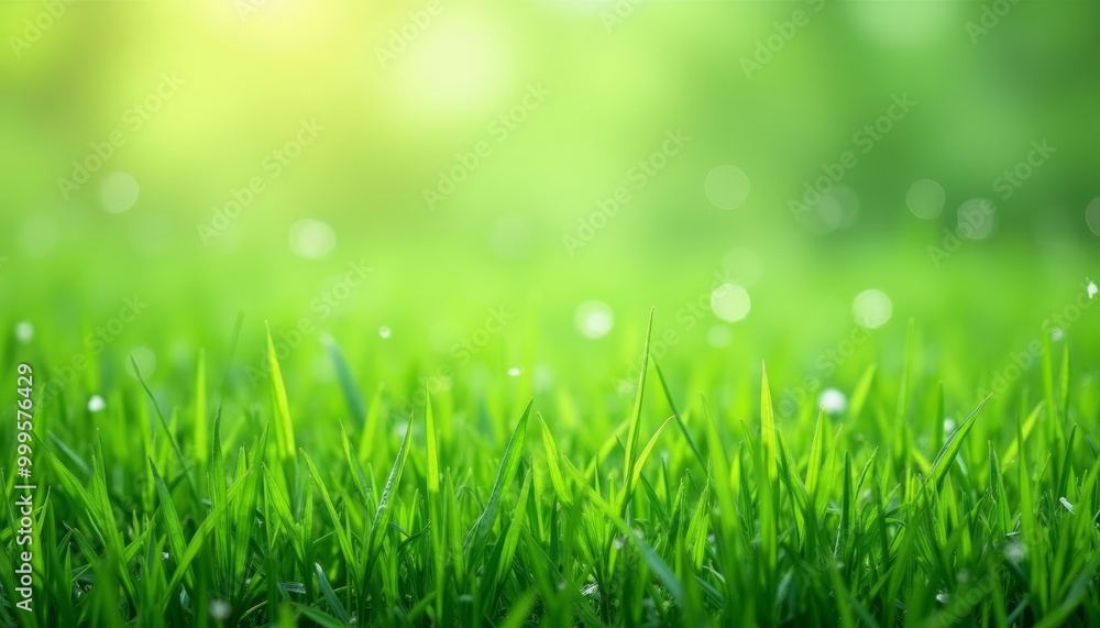 Vibrant Green Field Sunlight Dappled Vibrant Green Field Sunlight Dappled