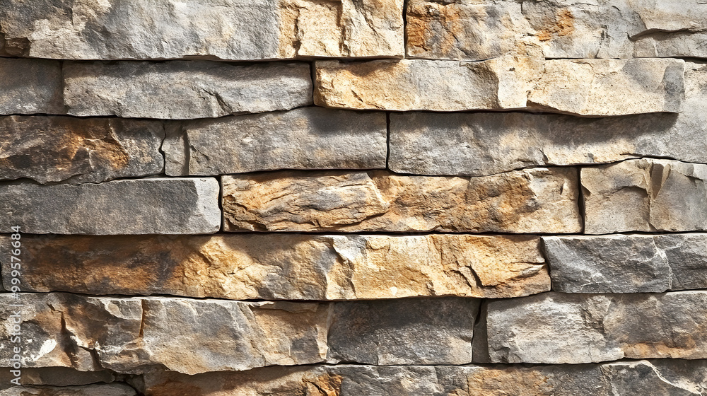 A textured stone wall with natural cracks and weathered surfaces for a rustic backdrop A textured stone wall with natural cracks and weathered surfaces for a rustic backdrop