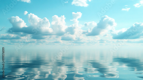 Peaceful Ocean and Sky