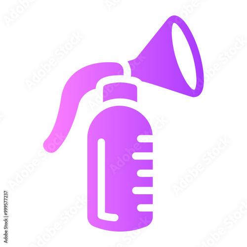 breast pump Gradient icon
