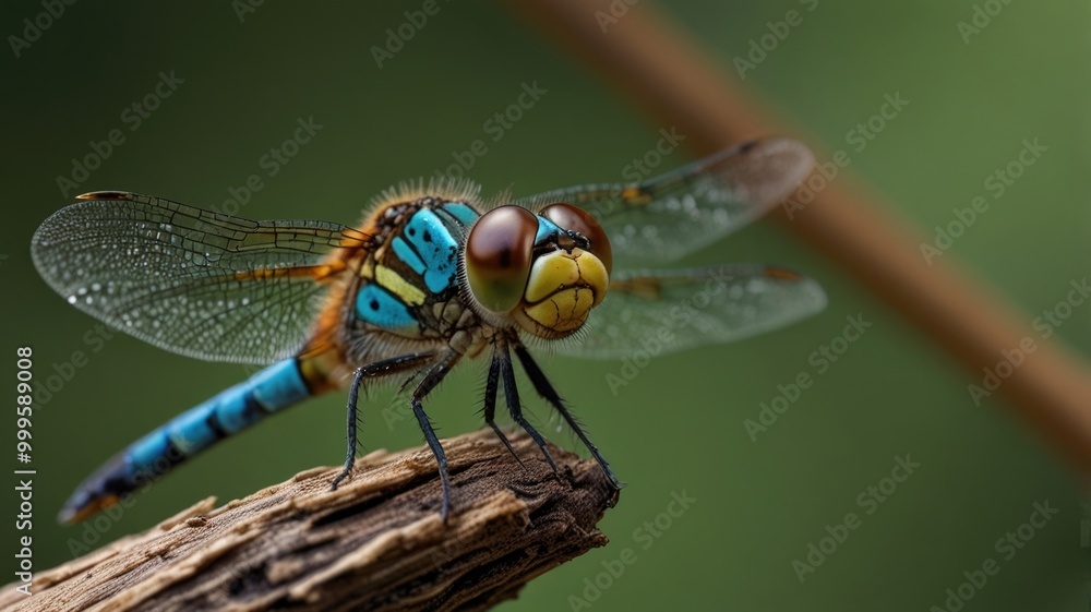 dragonfly over a blurry background dragonfly over a blurry background