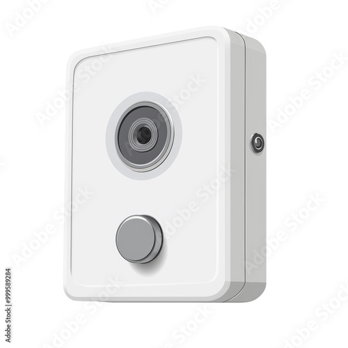 Security Alarm Device on White Background Transparent Background