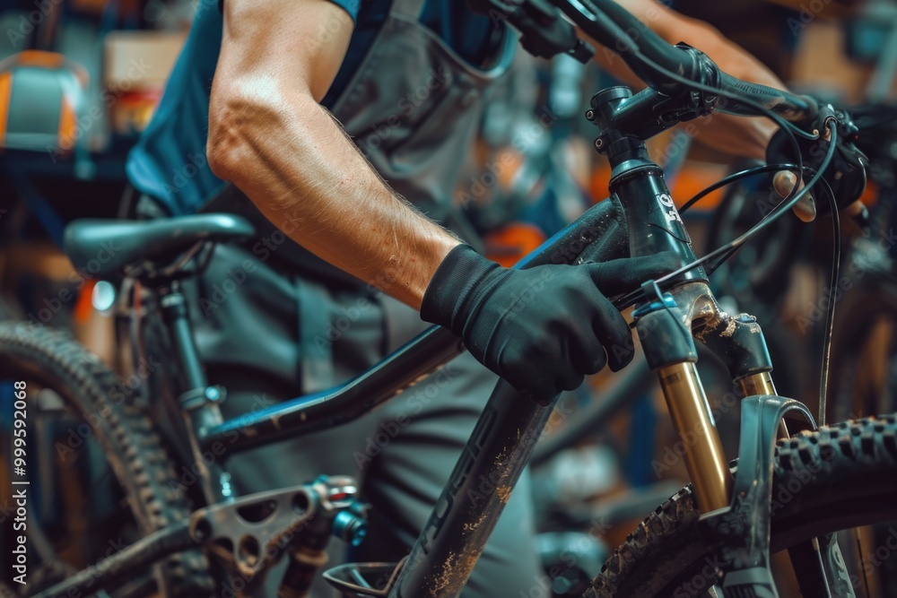 A close-up view of a person riding a bicycle, highlighting the details of their face and clothing A close-up view of a person riding a bicycle, highlighting the details of their face and clothing