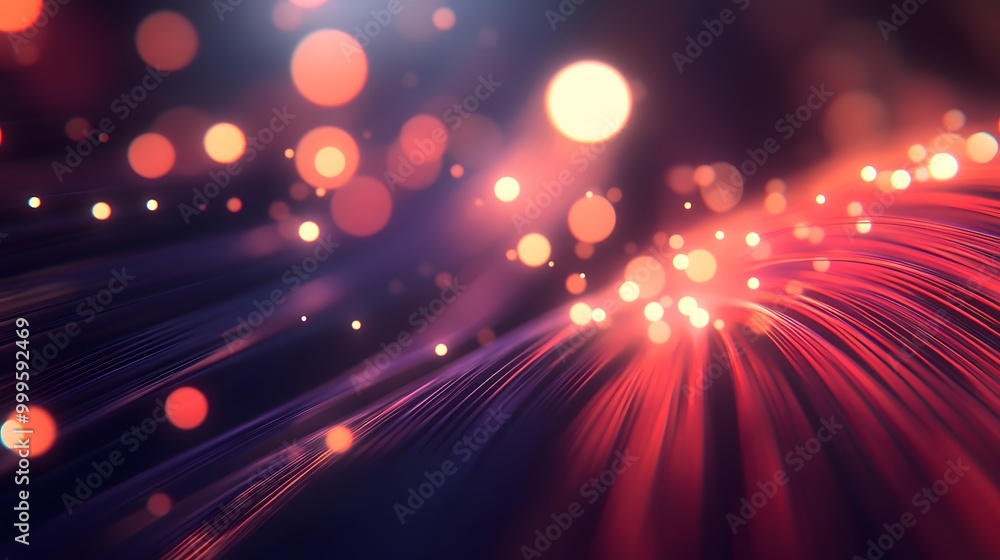 defocused image of fiber optics lights on business background. defocused image of fiber optics lights on business background.