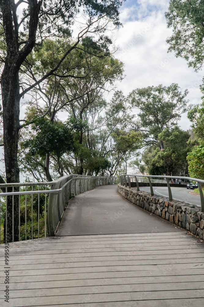 Footpath in Noosa Heads, Queensland, Australia at the national park. Footpath in Noosa Heads, Queensland, Australia at the national park.