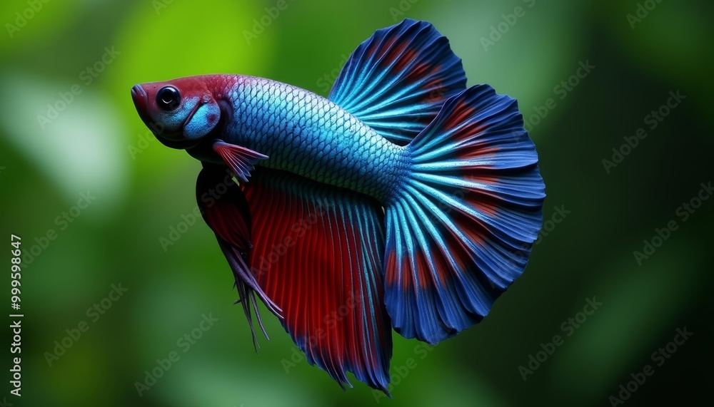 Vividly colored fish in nature Vividly colored fish in nature