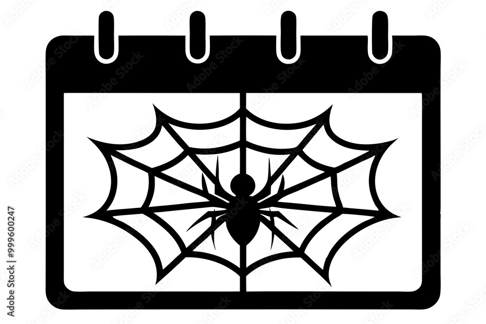 Halloween Calendar with Spider Web Line and Silhouette Icon Set. Date of October 31 on Calender Pictogram. Halloween Party Reminder Black and Color Symbol Collection. Isolated Vector Illustration. Halloween Calendar with Spider Web Line and Silhouette Icon Set. Date of October 31 on Calender Pictogram. Halloween Party Reminder Black and Color Symbol Collection. Isolated Vector Illustration.