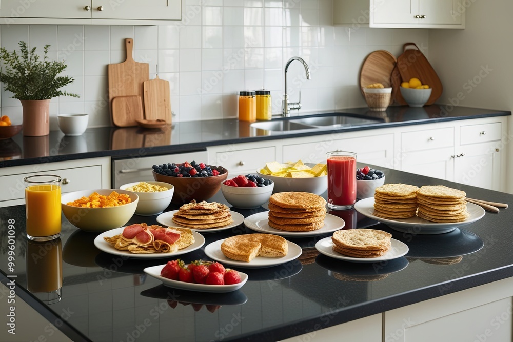 Vibrant Breakfast Ideas for Family Gatherings on the Kitchen Countertop Vibrant Breakfast Ideas for Family Gatherings on the Kitchen Countertop