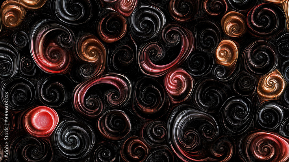Abstract colorful swirling pattern. Abstract colorful swirling pattern.