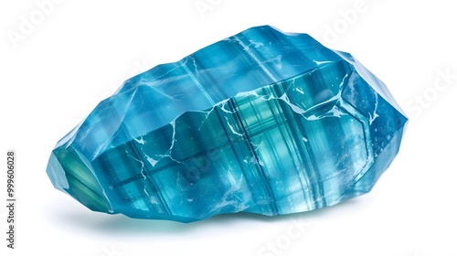 Raw Kyanite, Blue-Green Shades photo