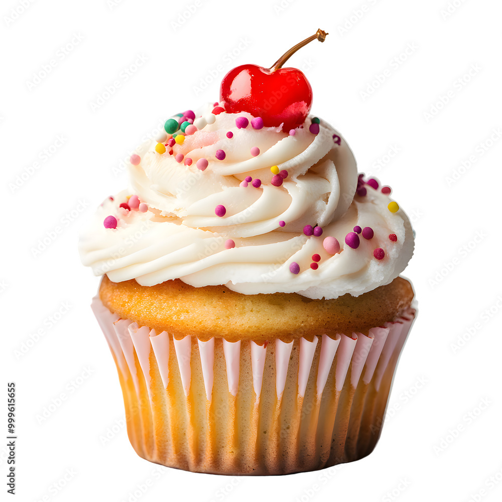 Cupcake isolated on transparent background Cupcake isolated on transparent background