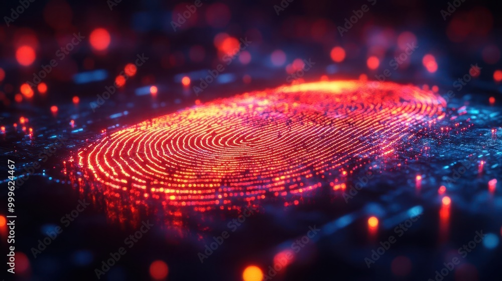 a digital fingerprint scanner in action showcasing a hightech biometric system that symbolizes security and identity protection through fingerprint recognition a digital fingerprint scanner in action showcasing a hightech biometric system that symbolizes security and identity protection through fingerprint recognition