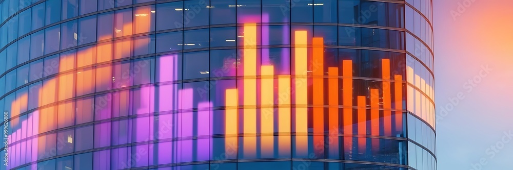 Fototapeta premium stock market investment trading chart background i