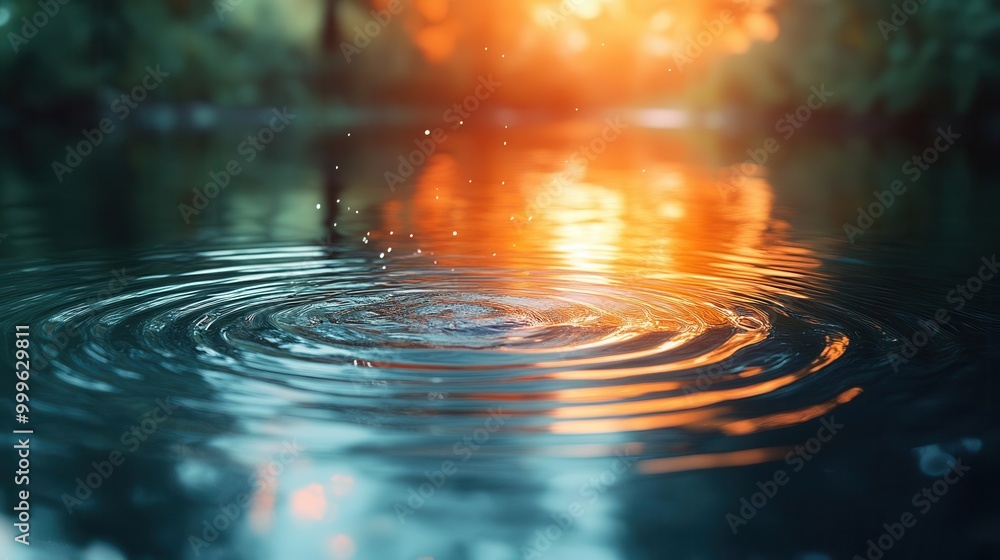 abstract concentric circles rippling outward on water surface soft muted colors and gentle gradients symbolize the farreaching impact of social responsibility and positive change abstract concentric circles rippling outward on water surface soft muted colors and gentle gradients symbolize the farreaching impact of social responsibility and positive change