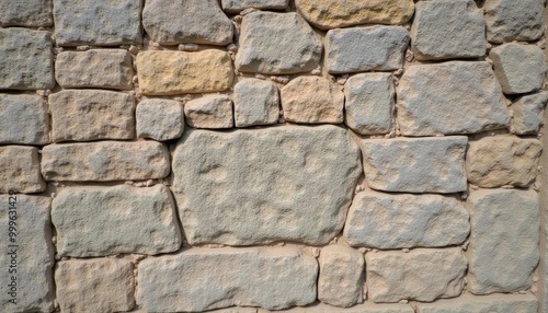  Stone wall with rustic charm and texture