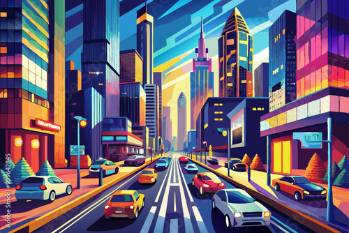 traffic in the city