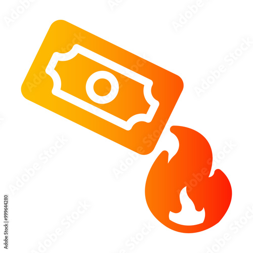 inflantion Gradient icon