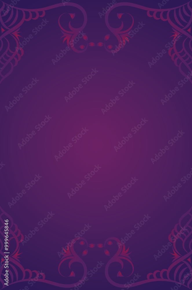 Premium Invitation Background with Ornamental Pattern