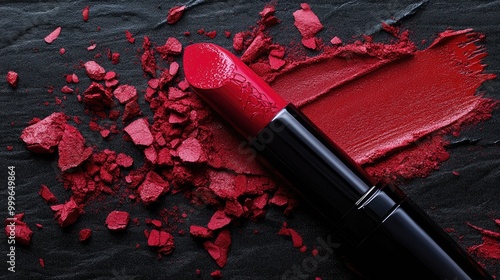 Lipstick inscription for themed photography