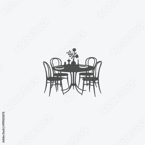 table and chairs