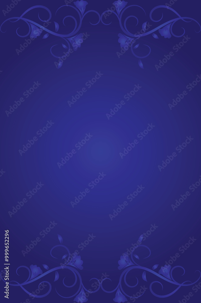 Decorative Luxury Background with Floral Ornaments Decorative Luxury Background with Floral Ornaments