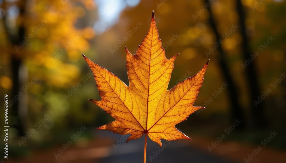 Autumns beauty captured in a single leaf Autumns beauty captured in a single leaf