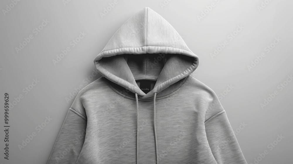 gray hoodie, sweatshirt mockup, on white background. gray hoodie, sweatshirt mockup, on white background.
