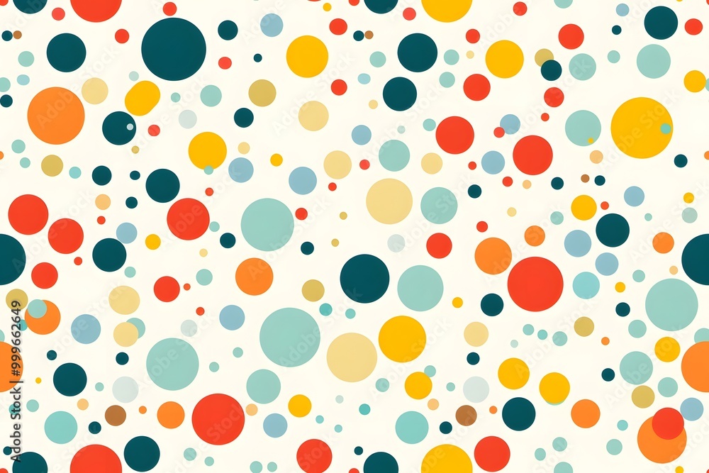 Colorful Abstract Polka Dot Pattern Colorful Abstract Polka Dot Pattern