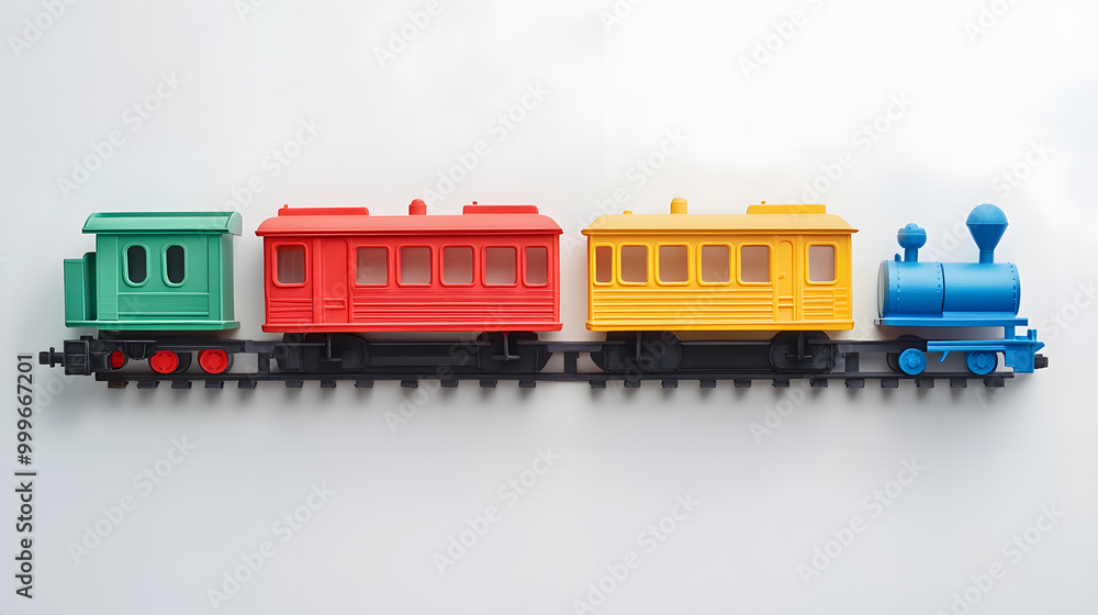 3d cartoon train isolated on white background 3d cartoon train isolated on white background