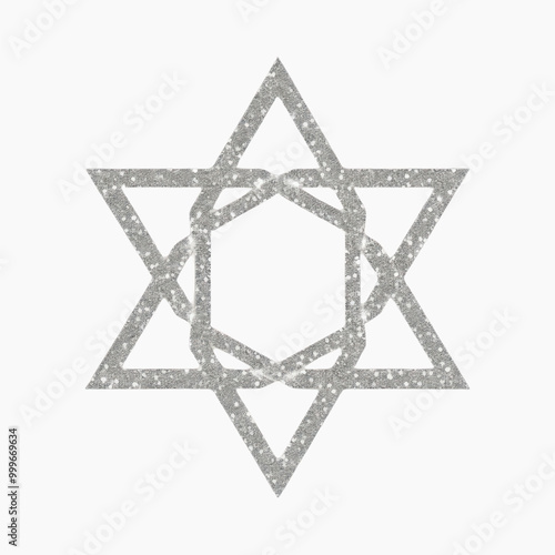 Intricate geometric star design