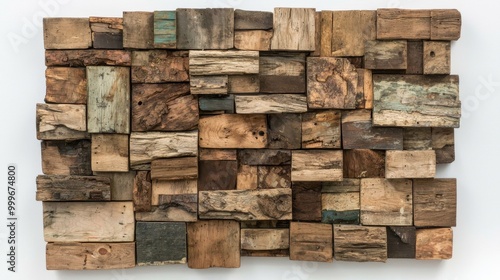 Wallpaper Mural Abstract Wooden Wall Art Torontodigital.ca