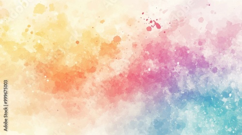 Illustration drawing watercolor with pastel colors light abstract background