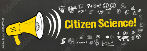 Slika na platnu Citizen Science!