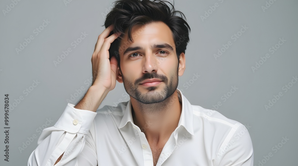 man with headache man with headache